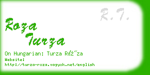 roza turza business card